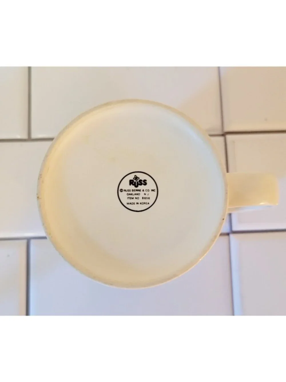 Russ Cow Coffee Mug Vintage Cup Cows Farm Country Decor